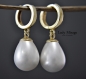 Preview: 925 silver - chain pearl pendant - drops - timeless - classic - personalized - gold-silver-rose gold - handmade - gift for her